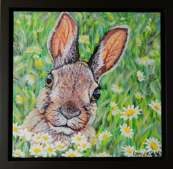 Daisy, original artwork by Lucy De Sousa
