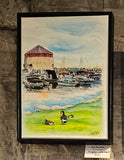 Kingston Waterfront, original artwork by Lucy De Sousa