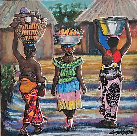 A Way Of Life- Original painting by Lucy De Sousa