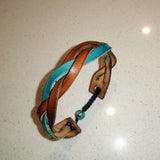 Mystery Braid Leather Bracelet by David Yi