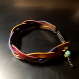 Mystery Braid Leather Bracelet by David Yi