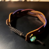 Mystery Braid Leather Bracelet by David Yi
