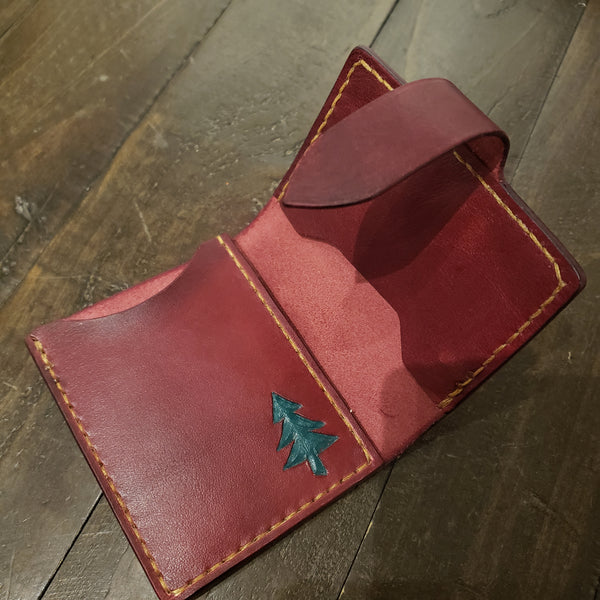 Leather Bifold Wallets by David Yi