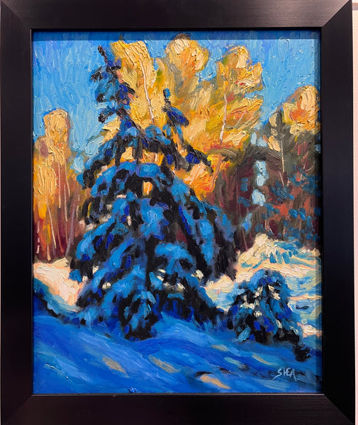 Winter Shadows - original art by Pat Shea
