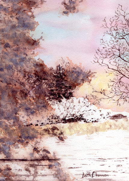 Dawn Glow - original painting by Leith Channen
