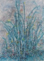 Blue Grasses - original painting by Carla Miedema