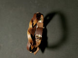 Mystery Braid Leather Bracelet by David Yi