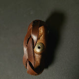 Mystery Braid Leather Bracelet by David Yi