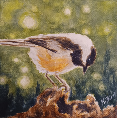 Starry,Starry Day - Original painting by Kristi Bird