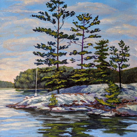 A Calming Moment - original painting by Rosalyn Insley
