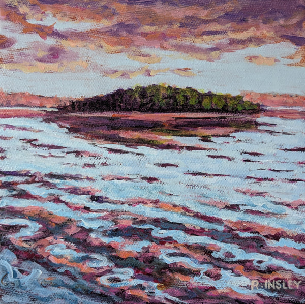 A Thousand Sunsets #29- original painting by Rosalyn Insley