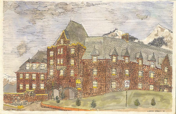 Annex Banff Springs Hotel - Print by David Dossett - Martello Alley