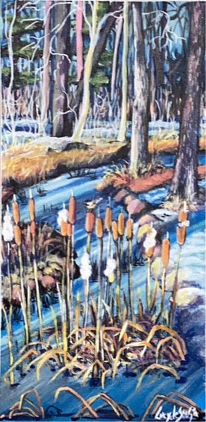 Winter in the Country, original artwork by Lucy De Sousa