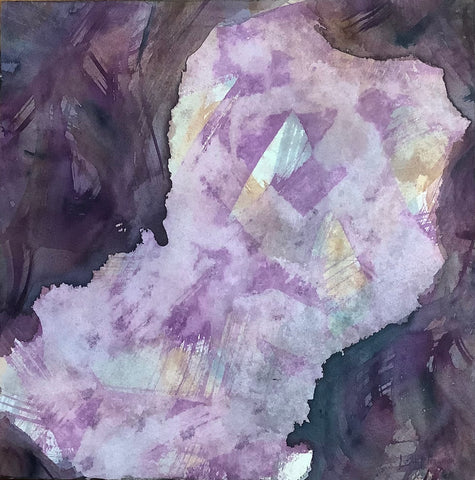 Amethyst in the Rough - original painting by Leith Channen