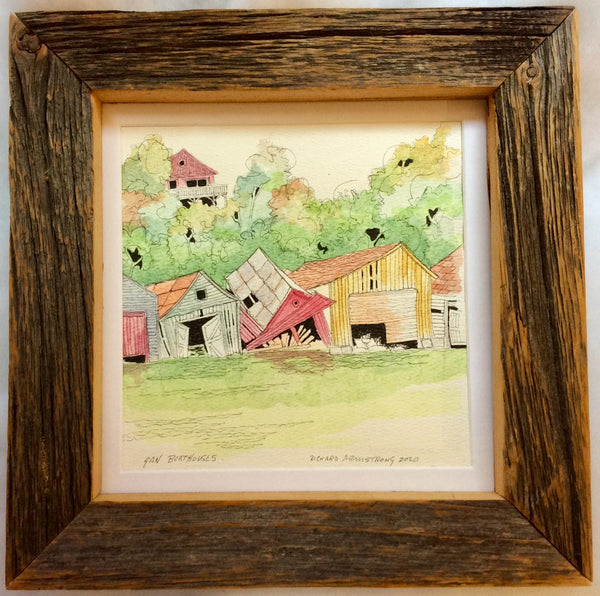 Boathouse Compilation #2 Original Watercolour