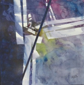 Red Bird #1 - original painting by Carla Miedema