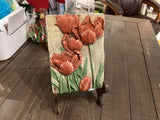Small Tulips In The Garden Wall Tile by Concrete Design Studio