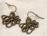 Nautical Themed Bronze Earrings by Rebecca Coutlee