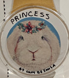 Kingston Scene or cute animal acrylic Pin, by Lucy De Sousa