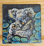 Various Tile Coaster original art by Lucy De Sousa
