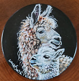 Various Tile Coaster original art by Lucy De Sousa