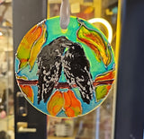 4 inch Suncatchers handpainted by Lucy De Sousa