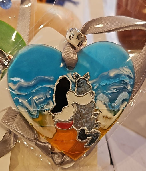 3 inch Suncatchers handpainted by Lucy De Sousa
