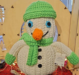 Snowman crocheted. Christmas Decor original by Lucy De Sousa