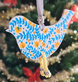 Bird ornaments original by Lucy De Sousa
