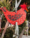 Bird ornaments original by Lucy De Sousa
