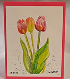 Handpainted Cards by Lucy