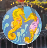 4 inch Suncatchers handpainted by Lucy De Sousa