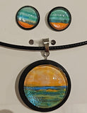 Necklace and Earrings set by Lucy De Sousa