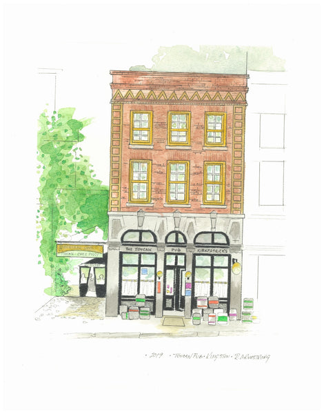 Toucan Kirkpatrick Pub Small Card by Richard Armstrong