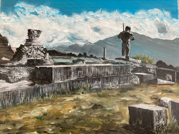 Pompeii - Original by Julie Kojro
