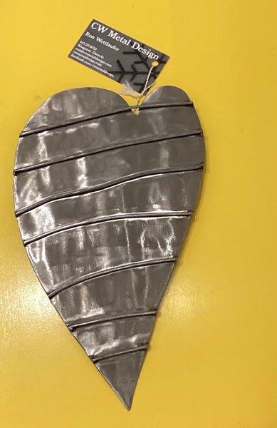 #5  “Claire “ Heart Metal Sculpture