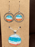 Necklace and Earrings set by Lucy De Sousa