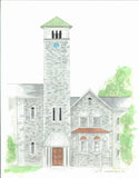 Grant Hall Queen’s University Print by Richard Armstrong