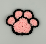 Crochet Paw Coasters
