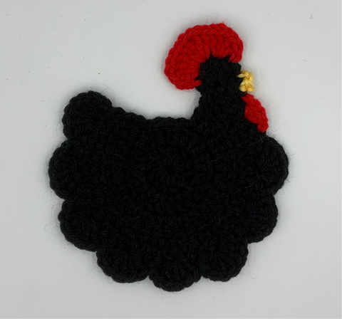Crochet Chicken Coasters