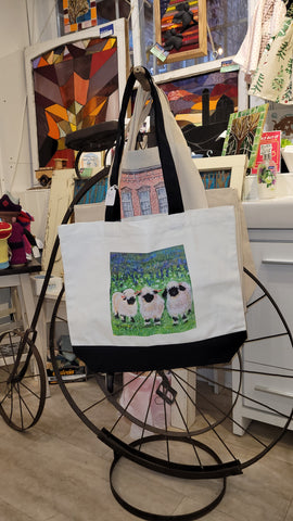 3 Amigos Sheep tote bag by Lucy De Sousa
