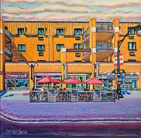Stone City Ale- Original painting by Lucy De Sousa