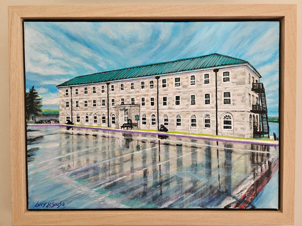 Stone Frigate, original painting by Lucy De Sousa