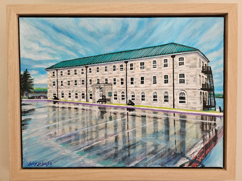 Stone Frigate, original painting by Lucy De Sousa