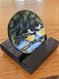 Tile Coasters, original art by Lucy De Sousa