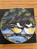 Tile Coasters, original art by Lucy De Sousa