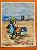 Handpainted Cards by Lucy