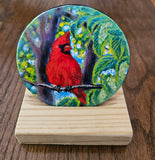 Tile Coasters, original art by Lucy De Sousa
