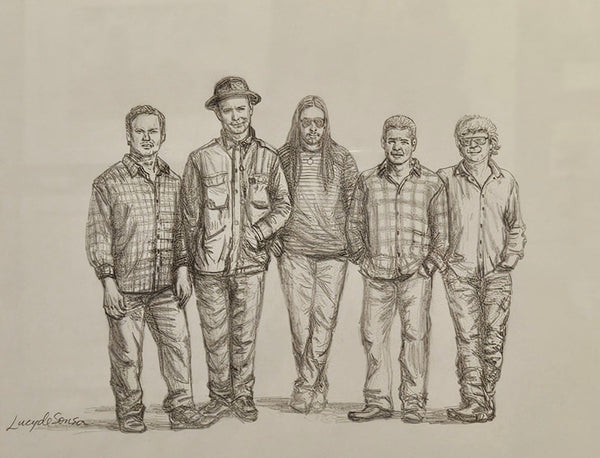 The Tragically Hip cards by Lucy De Sousa