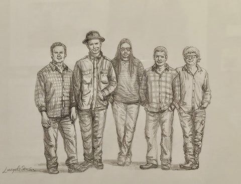 The Tragically Hip cards by Lucy De Sousa